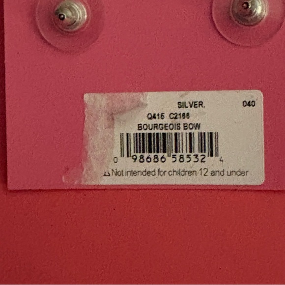 Kate Spade Bourgeois Bow Studs - Picture 8 of 8